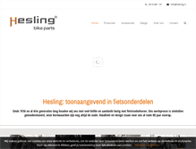 Tablet Screenshot of hesling.nl